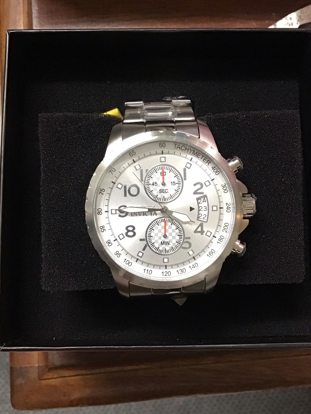 Invicta Specialty Altoris Silver Chronograph Stainless Steel Watch